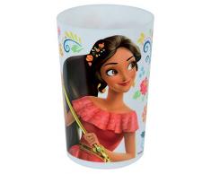 FUN HOUSE 005552 Disney Elena DAVALOR Verre pour Enfant, PolypropylÃ¨ne, Blanc, 10 x 0,03 x 6,5 cm
