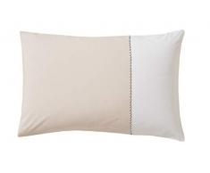 Blanc des Vosges Mystery Taie doreiller, Coton, Lin, 50 x 75 cm