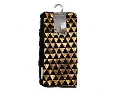 douceur dintÃ©rieur housse de coussin 40x40 cm flanelle sandro noir/cuivre