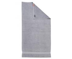 DONE Deluxe Serviette de Bain, 100% Coton, Argent, 70x140x1 cm