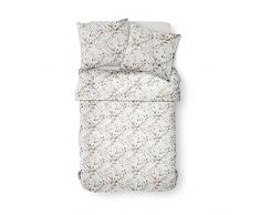 TODAY Parure de lit Ã 2 Personnes, Polyester, Blanc/Beige, 220x240 cm