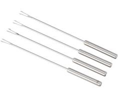 Rösle 91440 Lot de 4 fourchettes à Fondue en Acier Inoxydable