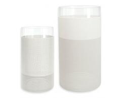 contento 655211 Photophore, Verre, Blanc