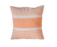 Fouta FutÃ©e Carthage Housse de Coussin CarrÃ©e en Tissage Coton Multicolore 40 x 40 cm