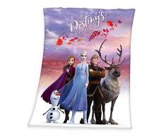 Herding DISNEY LA REINE DES NEIGES 2 Couverture Polaire, 130 x 160 cm, Polyester, Multicolore