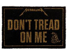 1art1 Metallica Paillasson Essuie-Pieds - Dont Tread on Me (60 x 40 cm)
