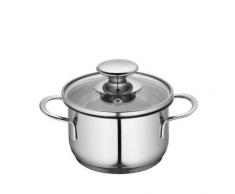 Küchenprofi 2370702812 Casserole en INOX avec Couvercle en Verre