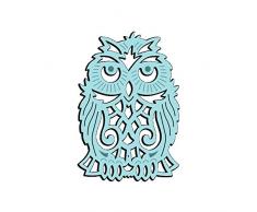 Sweet Dixie Dies Pois Napperon Cercle Cadre Die, DorÃ©, MÃ©tal, Gris, 7.7x5.2x0.1 cm