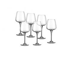 Bormioli 180840-B65 Aurum Verre à Vin Transparent 52 cl Set de 6
