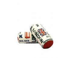 13 CASA Set Coussin 2 unités. Moderne Blanc/Rouge