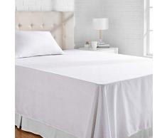 AmazonBasics Drap plane en microfibre, 275cm x 275cm - Gris Crosshatch