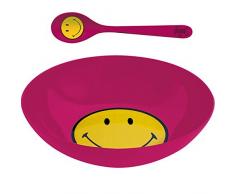 Zak Designs 6187-2304 Bol, mÃ©lamine, Framboise, 17,5 x 17,5 x 5,5 cm