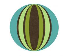 Wallpops Loopy Set de Stickers muraux Ronds Bleu/Vert