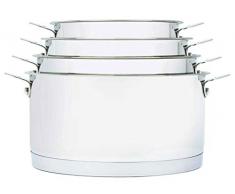 Aubecq A506001 Plug and Play SÃ©rie de 4 Casseroles DiamÃ¨tre: 14/16/18/20 cm + 1 PoignÃ©e