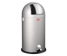 Wesco 177 731-11 Poubelle Kickboy (Argenté)