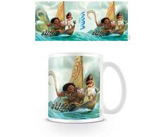 Vaiana AFMG24251 (Boat) Coffee Mug, Papier, Multicolore, 11oz/315ml