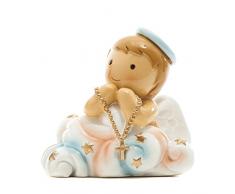 Enesco Little Drops of Water Enfant Figurine Ange Qui Ora, RÃ©sine, Multicolore, 8Â x 8Â x 10Â cm