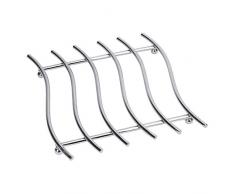 Equinox 502924 Dessous Plat, Acier Chromé, Argent, 7,5 x 1,85 x 20 cm