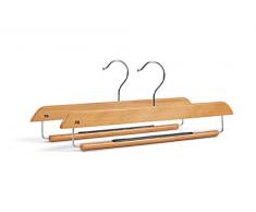 Remplissez 0590D Cintre Bois avec Glissement Set 2 piÃ¨ces 38 cm