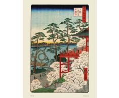 onthewall Hiroshige Japonais Poster Art Print Kiyomizu Hall