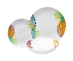 Tognana ME070185583 Service de table 18 pièces Mali, porcelaine