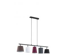 Eglo Lampe suspension, acier inoxydable, E14, multicolore, 105Â x 20Â x 110Â cm