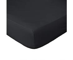 Drap housse coton sanitized Noir (Tap shoe)