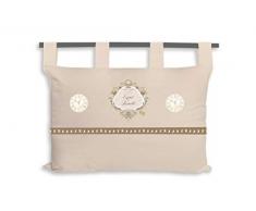 Soleil docre Esprit de Famille TÃªte de lit, Coton, Ecru, 45 x 70 cm