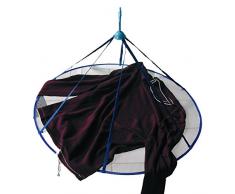 MSV 130041 Etendoir pour Pull de 1 Niveau TÃ©rylÃ¨ne Blanc/Bleu