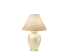 Austrolux Lampe de table, CÃ©ramique, E27, 100 W, 0014.73.4, 59 x 40 x 43 cm