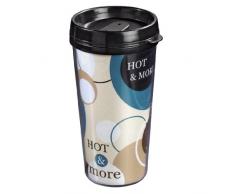 Xavax gobelet Isotherme Hot et More pour Boissons Chaudes et Froides (450Â ML Ã dÃ©corer, Un Foret de Papier prÃ©dÃ©coupÃ©) avec Photo personnalisÃ©e Bleu