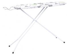 Home in Rombo Pratica Planche à Repasser en métal et Tissu, Multicolore