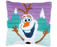 Vervaco Kit Coussin au Point lancé Disney Olaf
