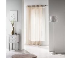 douceur dintÃ©rieur panneau a oeillets 140x240 cm voile voiline lin