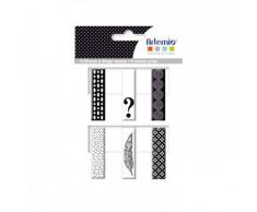 Artemio 14002287 Set de 6 Pince à Linge, Bois, Blanc, 11 x 1,5 x 14 cm