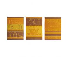 Coucke Torchon, Jaune, 50 x 75 cm