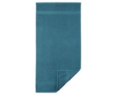 Egeria Diamant Gant de Toilette, Coton, Dark Turquoise, Waschhandschuh 15 x 21 cm