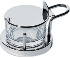 Alessi 5071 FromagÃ¨re en Acier Inoxydable 18/10 Brillant et Verre Cristallin