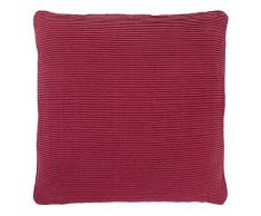 Dutch Decor Coussin Klune 45x45 cm Bordeaux - Coussins Déco - Oreiller Décoratif - Déhoussable - Zippé
