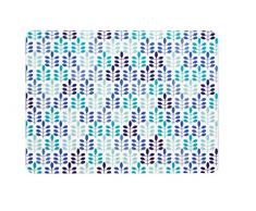 Kitchen Craft KCPMBLEAFPK4 Set de Table, Lin, Multicolore, 28x18x18 cm