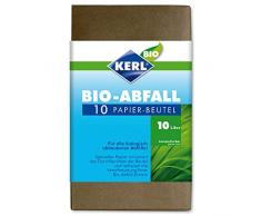 KERL 4003450030517 Lot de 10 Sacs Poubelle Bio Papier 10 L