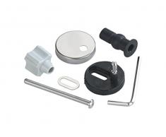Wenko abattant wC duroplast 21826100 ersatzbefestigung pour acrylique et acier inoxydable mat