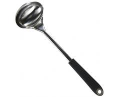 Metaltex 256851 Louche Acier Inoxydable/Caoutchouc noir 28 x 28 x 18 cm