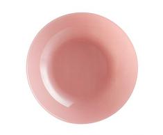 Luminarc N4465 6 Assiettes Creuses 20 cm-Arty Blush, Rose poudrée