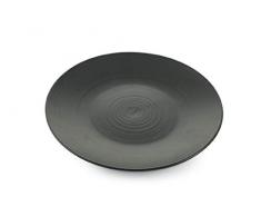 Villa DEste Home Tivoli 2191855 Lot de 6 assiettes Ã dessert en graphite Noir