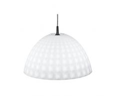 koziol suspension Stella M, thermoplastique, blanc laiteux, 43,5 x 43,5 x 23,6 cm