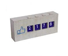 DCASA Panneau Compteur de Likes Décorations Meubles Stickers Décoration de Maison Unisexe Adulte Couleur Unique