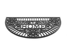 HMT 368005 Paillasson Caoutchouc Noir 75 x 45 x 1,2 cm