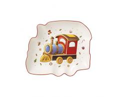 Villeroy & Boch Toys Delight Coupelle en forme de locomotive, Porcelaine Premium, Blanc/Rouge