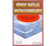 MD France PAVILLON Interieur 01153-Housse pour Matelas Motif Fleuri-100% Polyester, Fleuri, 90 x 190 cm